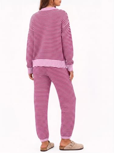 Image of LILLUSORY Women 2 Piece Sweater Matching Lounge Sets 2026 Fall Outfit