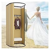 Tragbares Sichtschutzzelt, 95 % Verdunkelung, Ankleidezimmer-Vorhang mit U-förmiger Stange, ideal für Outdoor-Camping & Bekleidungsgeschäft, Umkleidebereich, einfacher Aufbau und geringes Gewicht