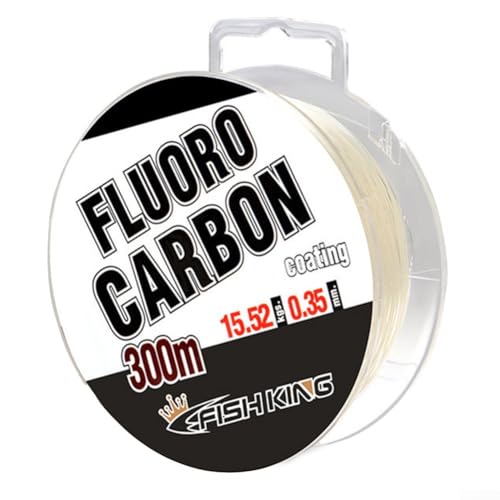 Invisible Carbon Fiber Fishing Line, Fishing Carbon Line, Angling Line, Virtually Invisible Sink Fast for Saltwater Freshwater(0.35mm)