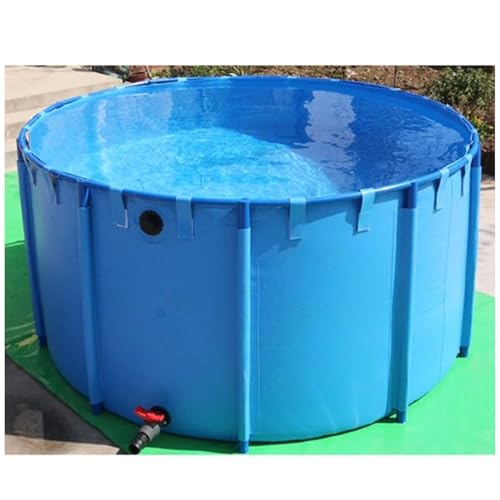 Piscina elevada de Lona de 120 cm x 80 cm, Plegable, con Gran Capacidad de Carga, Ideal para riego de Jardines y protección del Medio Ambiente (Color único, 250 cm x 120 cm)