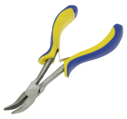 Toolzone 175mm (7) Precision Bent Nose Pliers