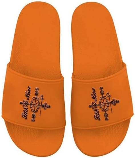 Pitch Noire - Papa Legba Classic Slides, Casual Comfort Sandals