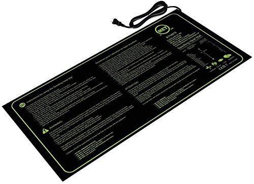 eshopcity MET Certified Seedling Heat Mat with 42â„‰~108â„‰ Digital Thermostat Controller for Seed Germination (10 x 20) (Black)