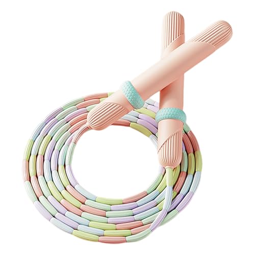 Cuerda Para Saltar: Cuerdas Para Saltar Con Cuentas De Entrenamiento, Ajustables Y Sin Enredos | Cuerdas Para De Velocidad Con Cuentas Portátiles, Cuerda Para De Gimnasio Para Niños, Adu