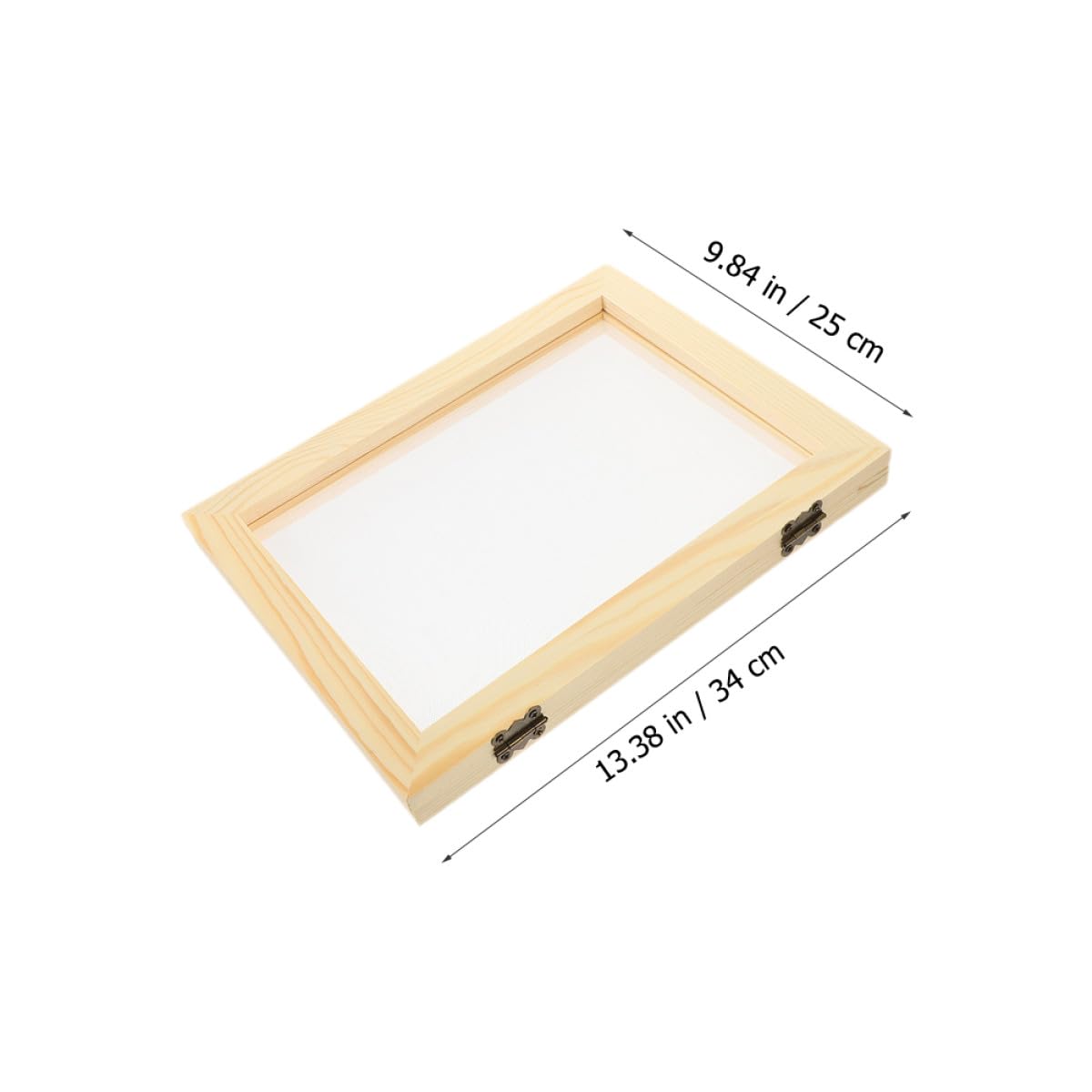 Anneome Cornice in Legno per Carta Fatta Mano DIY Stampo per Lavori Artigianali Telaio per Arti e Mestieri Semplice da Usare e Pulire Materiale Naturale