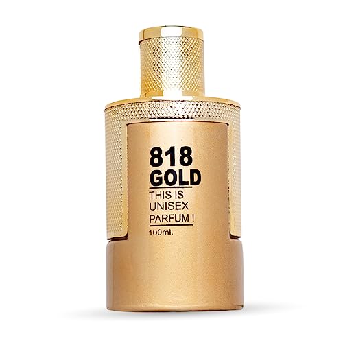 Image of HP 818 Gold Eau De Parfum for Men, 100 ml | Luxurious, Rich - Amber scent eau de parfum | Long-lasting Men's perfume | Best for Special Occasions Gift For Brother | Gift For Friends