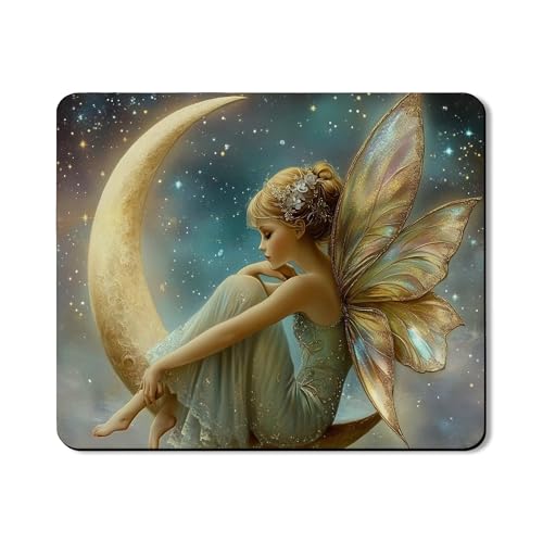 Moonlit Fairy Washer Dryer Top Protector Mat, Ethereal Fantasy Floral
