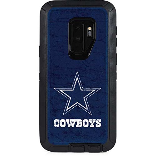 Skinit Decal Skin Compatible with OtterBox Defender Galaxy S9 Plus - Officially Licensed NFL Dallas Cowboys Distressed Design