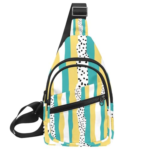Bolso bandolera de mármol rosa para mujeres y hombres, bolsa de pecho y mochila cruzada