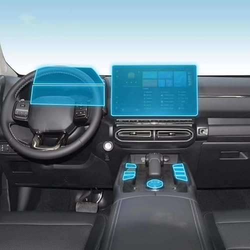 Film protection console Haval DARGO évite les rayures de clés sur le plastique transparent