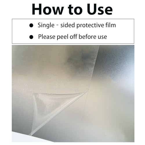 Image of 10Pcs Silver Anodized Aluminum Sheet 5 inch x 7 inch x 1 /32 inch (0.8mm) Corrosion-Resistant Metal Plates for Laser Engraving, DIY Crafting, Sign Making, Home Decor