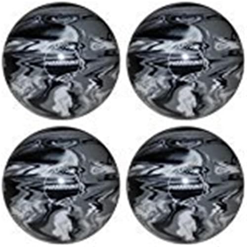 Bowlerstore Products EPCO Candlepin Bowling Ball- Marbleized - Black, White & Grey (4 1/2 inch- 2lbs. 7oz.) 4 Balls