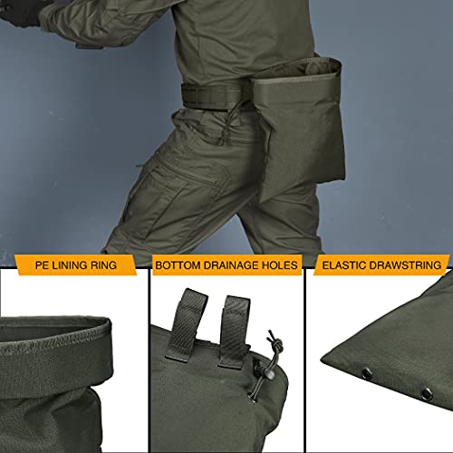 Idogear Molle Dump Pouch Tactical Mag Recovery Pouch Drawstring Magazine Recycling Pouch Airsoft Hunting Gear (E:ranger Green) #TOP3