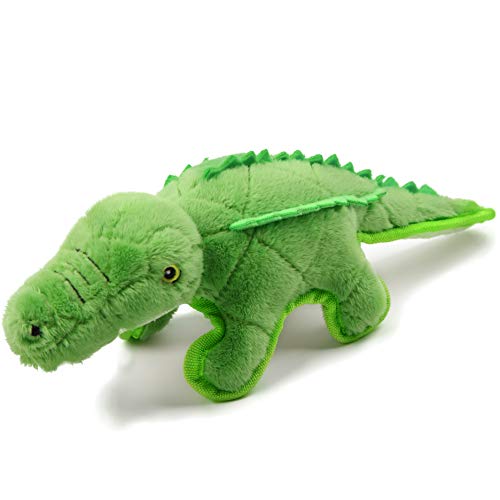 Squeaky Plush Dog Toy for Dogs,Durable Squeaky Dog Toy with Squeakers, Squeaky Dog Stuffed Crocodile Toys for Large, Medium, and Small Breed-Teeth Cleaning