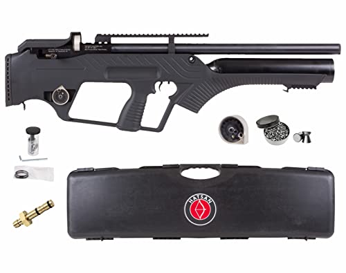 Wearable4U Hatsan BullMaster Semi-Auto PCP Air Rifle with Included Pack of Pellets Bundle (Pellets Caliber/Weight .177/7.48 Grains and .22/12.96 Grains) Cloath (.22 Caliber pellets 12.96 Grains)