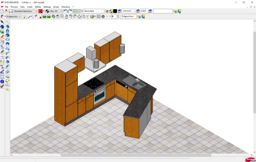 BeckerCAD 14 - 3D PRO CAD software compatible with AutoCAD and Windows 11, 10, 8 and 7 – for 3D printing, home design, architecture, engineering and more