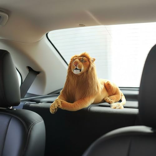 Image of Tickles Lion - King of The Jungle Soft Stuffed Plush Animal for Kids Birthday Gift (Color: Brown; Size: 45 cm)