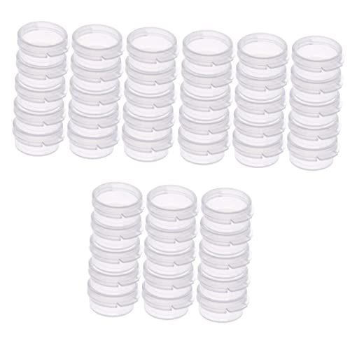 SOESFOUFU 3sets Soil Sample Storage Box Small Plastic Container Round Box Soil Jar Lid Easy to Use Safe Surface 25pcs*3