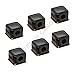 for Charging Cable Magnetic Cable Organizer Storage Holder Cable Management Charging Cable Holder, Black Finish (6-Pack)