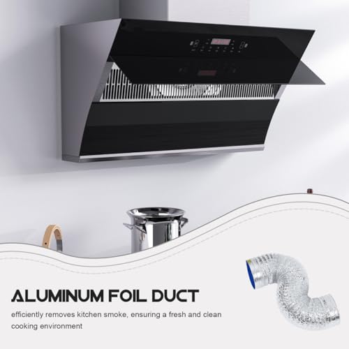 Tuyau d'échappement flexible en aluminium résistant pour extraction