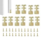 Metallischer Kantenschutz - 10 Stück Schutzausrüstung für Stühle - Wohndekoration Wandwinkel - für Mieter Vermieter Büroräume Wohnungen Wohnzimmer Schlafzimmer Tische Türöffnungen Flure