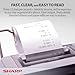 Sharp EL-1801V Ink Printing Calculator, 12-Digit LCD, AC Powered, Off-White, Ideal for Business & Office Use, Easy-to-Read Display & Durable Design