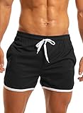 PAIZH Mens Lightweight Basketball Shorts Breathable Running Mesh Short