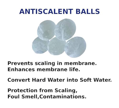 Image of FILOX Antiscalant Balls for RO (30 Pcs, White) | Hard Water Treatment | Prevents Scale | Converts Hard to Soft Water | for Home RO Purifiers
