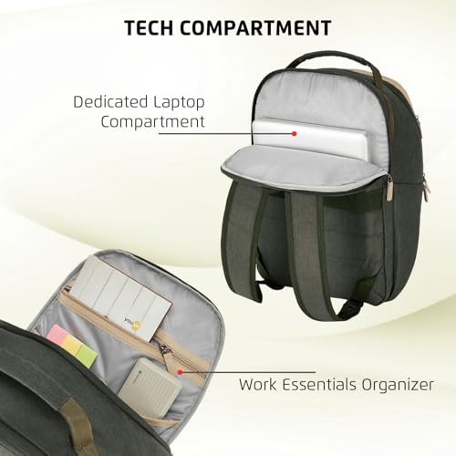 Image of Safari Dart 2 24L College backpack, 2 compartments, 17 inch laptop compatible, Smart trolley sleeve, Front pocket, college backpack bags for women and men, travel bag, Ideal for Students, Color - Olive