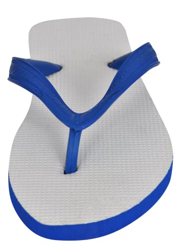 Image of Hawalker Prime Men's Flip Flops Made with 100% Natural & Durable Rubber for All Weather | Comfortable Hawai Chappals | Regular Wear Slippers (Red, White & Maroon)