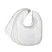 Bavoir Coton Blanc Bébé Bavettes pour Bebe Repas Doubles Souple Absorbant Cadeau Naissance pour Nouveaux Parents Enfant Fille/Garçon 6 à 24 Mois Lot de 7 Pièces