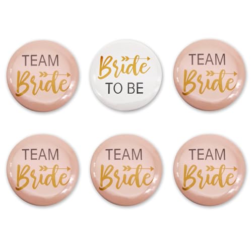 JGA - Set di 6 bottoni da sposa con spille per la sposa e i bottoni, spilla rosa Jga, accessori da donna per addio al celibato, accessori per feste di addio al nubilato, feste di matrimonio, JGA - Set di 6 bottoni da sposa con spille per la sposa e i bottoni, spilla rosa Jga, accessori da donna per addio al celibato, accessori per feste di addio al nubilato, feste di matrimonio,