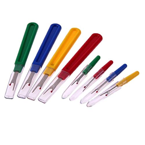LANWF 8Pcs Sewing Seam Rippers,Handy Stitch Removing Threads Rippers Crafting Accesories