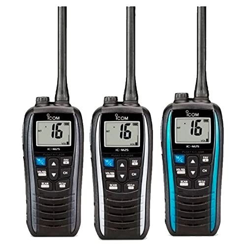 ICOM IC-M25 EURO VHF Portable Marine 5W Gris