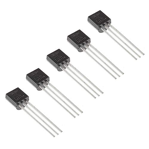 Capteurs TMP36 de temperature analogiques - Lot de 5 composants de precision -40 a +125 degres