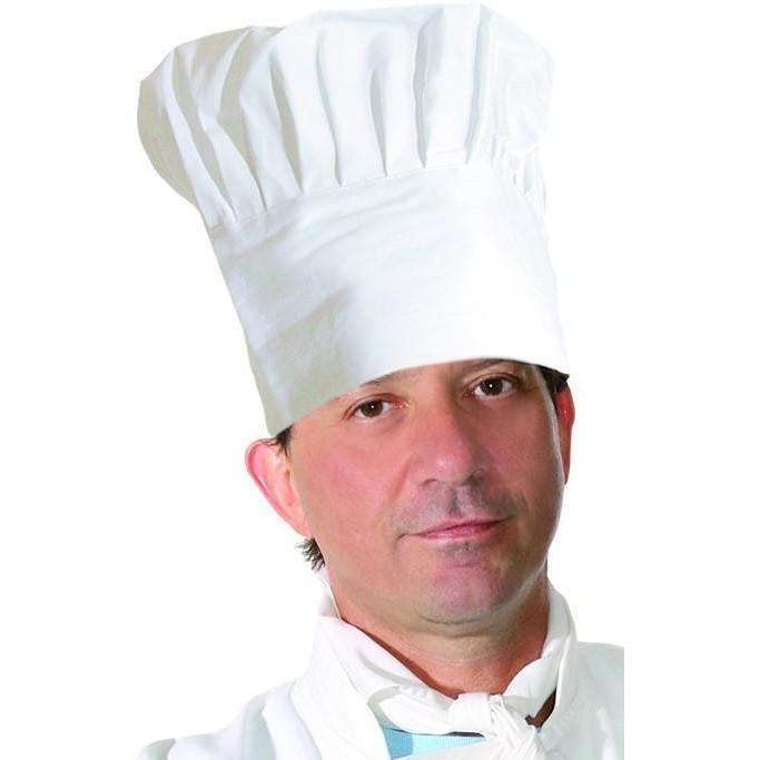 TOQUE CUISINIER BLANCHE