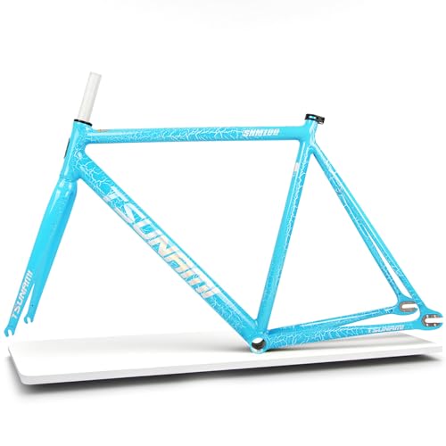 49/52/55/58CM ŒMAoCNt[Zbg tH[N 700C VOXs[h A~oCNt[ [X 100/120mm Cu[L[VOgbNoCNt[ BSABB68mm [eBO(Blue,52