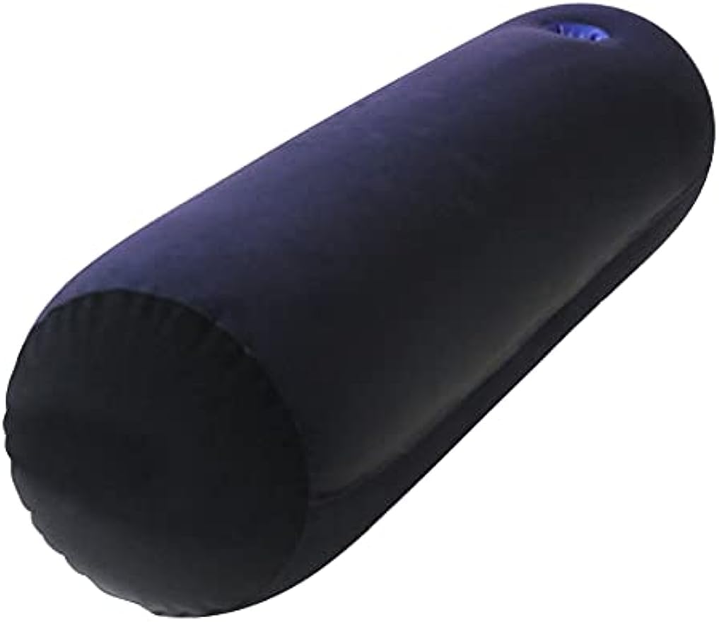 Vazzic Cylinder Pillows, Long Bolster Pillow,Inflatable Hug Pillow Cushion Head Pillow Lumbar Pillow, Roll Pillow For Back Support