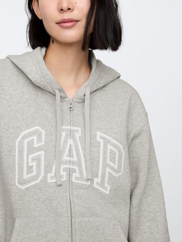 Image of GAP Women's Logo Hoodie Hooded Full Zip Sweatshirt