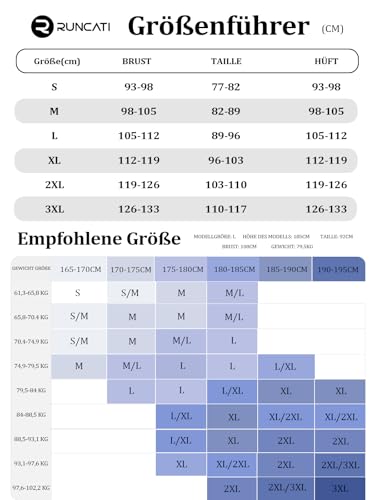 Runcati Schlafanzug Herren Lang Zweiteiliger Pyjama Set Langarm Gestreiftes T-Shirt und Einfarbig Schlafanzughose Männer Baumwolle Rundhals Nachtwäsche Dunkelgrau L