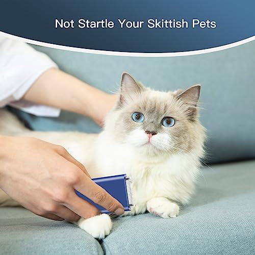 Dog Clipper Cat Hair Trimmer for Grooming Rechargeable Cordless Cat Shaver Lightweight Pet Hair Clipper for Puppy,Doggy,Kitty,Small Animals - Image 4