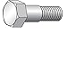1/4-20 x 1/2 Grade 2 Hex Bolt Zinc Plated