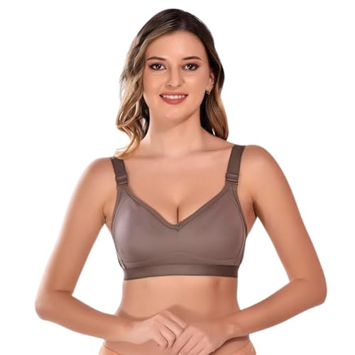 Image of Viral Girl Women's Wire-Free Cotton Hosiery Bra | Non-Padded, Full Coverage, Adjustable Straps | Soft Comfortable Innerwear with Hook & Eye Closure for Everyday Use