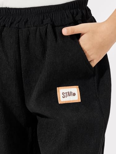 Boys 2111988601 Patch Design Corduroy Joggers 9 Years-10 Years Black4