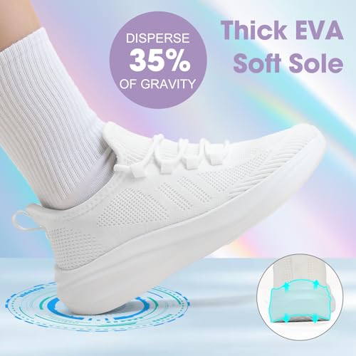 ZOVE Wide Toe Box Shoes Women Extra Wide Width Tennis Sneakers Ultra Light Running Shoes for Women Non-Slip Diabetic Walking Gym Workout Trainer3