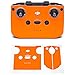 WRAPGRADE Skin Set di Adesivi Compatibile con DJI Mini 2 | Radiocomando (NEON ORANGE)