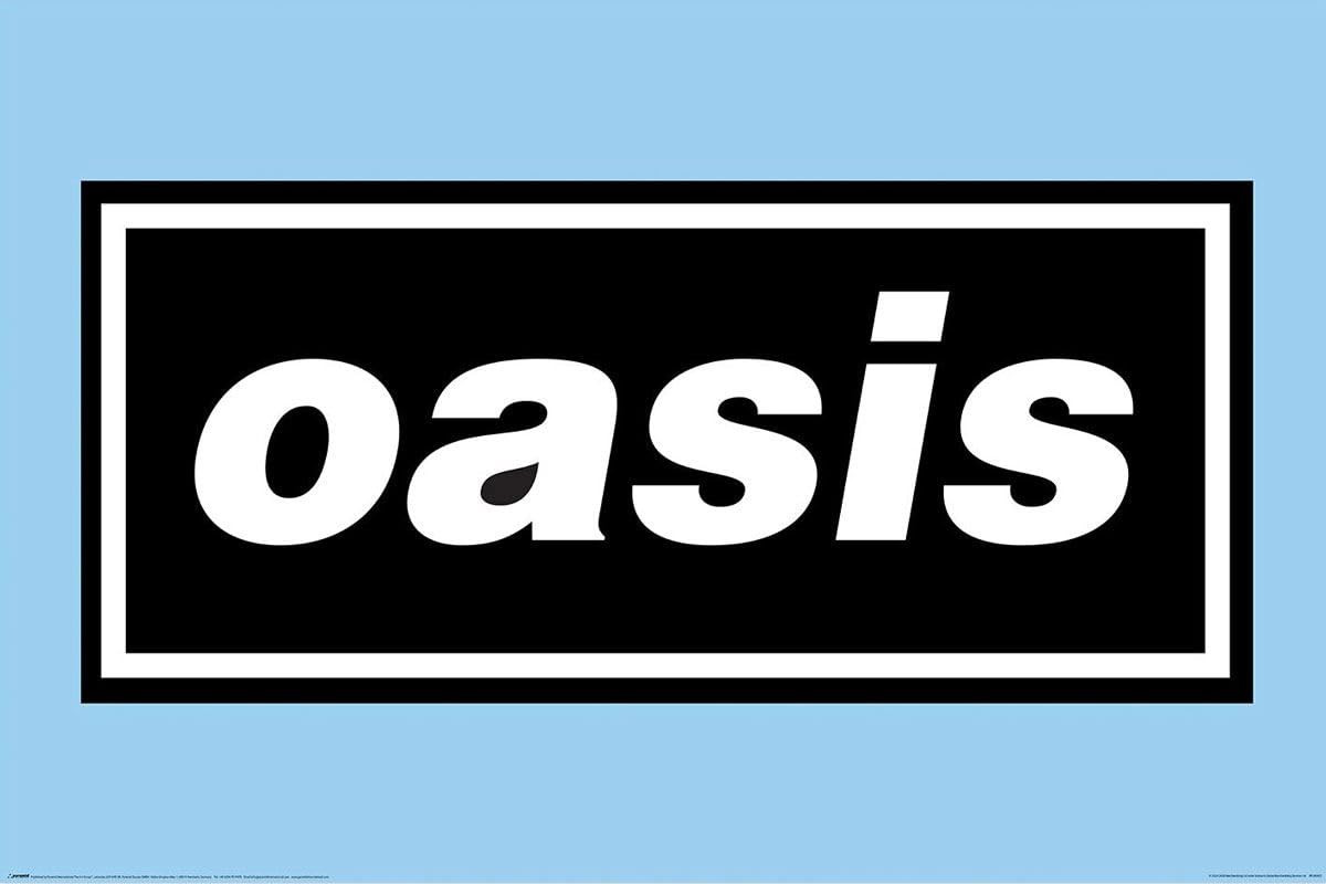 Pyramid International Blue Oasis Logo On Maxi Poster