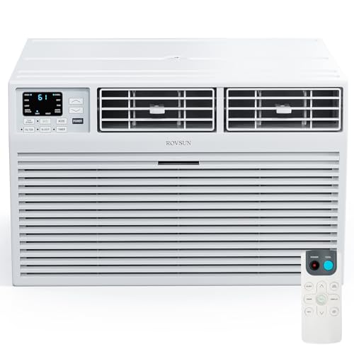 ROVSUN 8000 BTU Through the Wall Air Conditioner with Remote Control, 4-in-1 Wall AC Unit, Heater,...