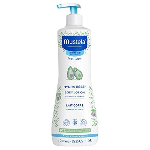Mustela Hydra Bebe Body Lotion - Daily Moisturizing Baby Lotion with Natural Avocado, Jojoba & Sunflower Oil – 25.35 fl. oz. Cover