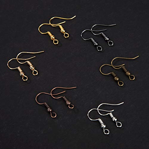 Ganci per Orecchini, 240 Pezzi Filo Orecchio a